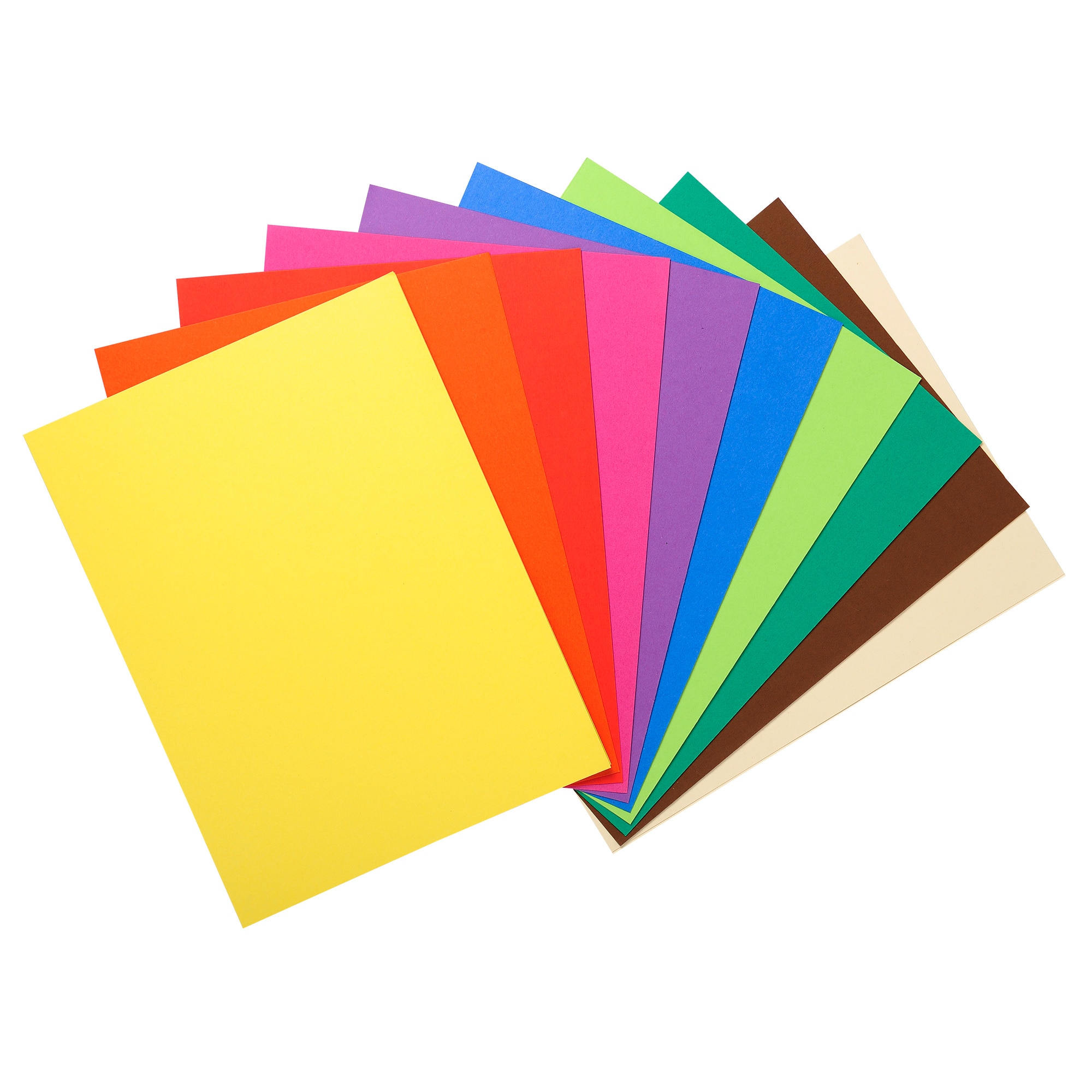 10 packs de 100 Subcarpetas de papel Flash - Exacompta 150001E - 80 g/m2.