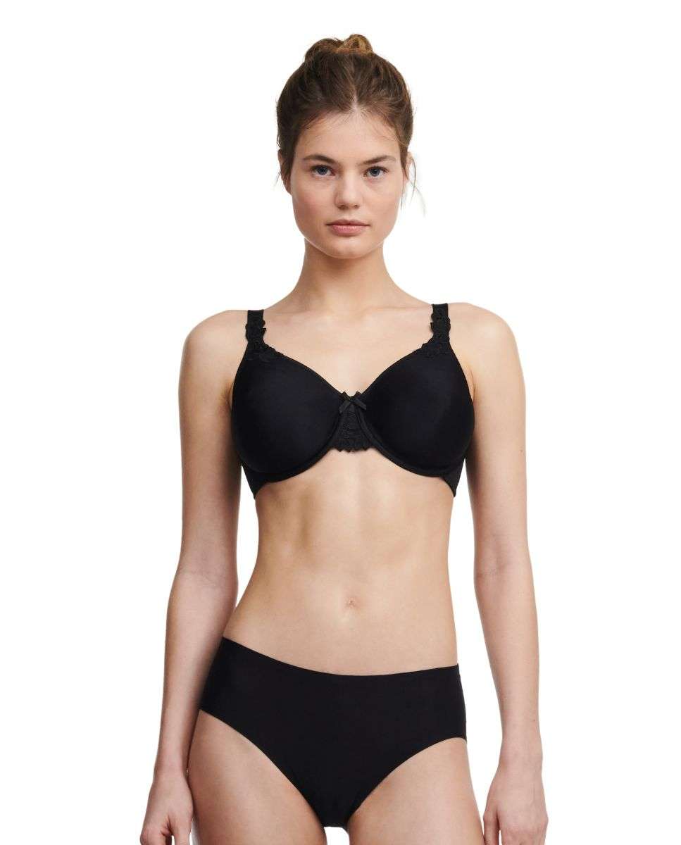 Sujetador reductor con aro de capacidad línea hedona - Chantelle - Negro Negro-3