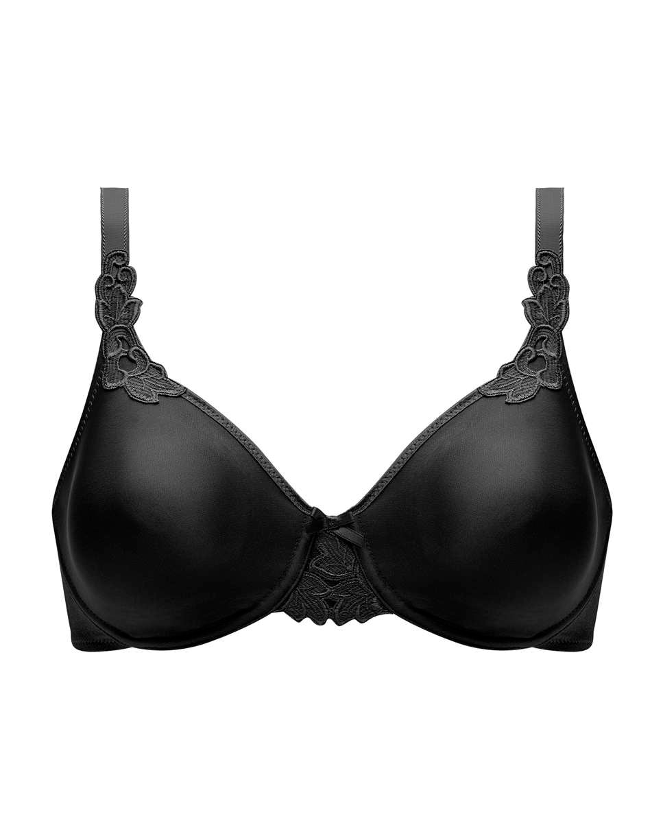 Sujetador reductor con aro de capacidad línea hedona - Chantelle - Negro Negro-5
