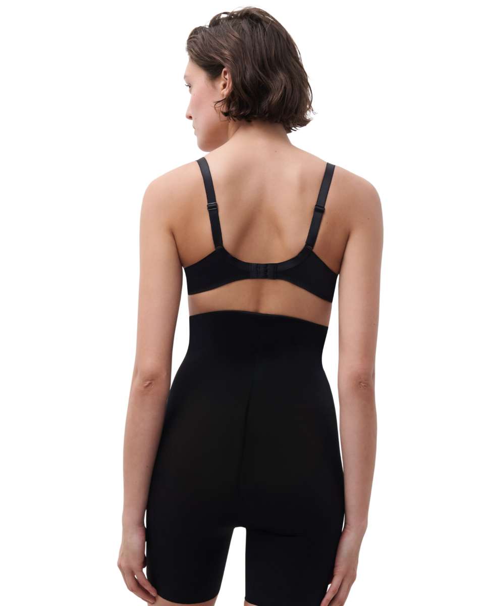 Pantalón faja de mujer reductor de talle muy alto basic shaping - Chantelle - Negro Negro-2