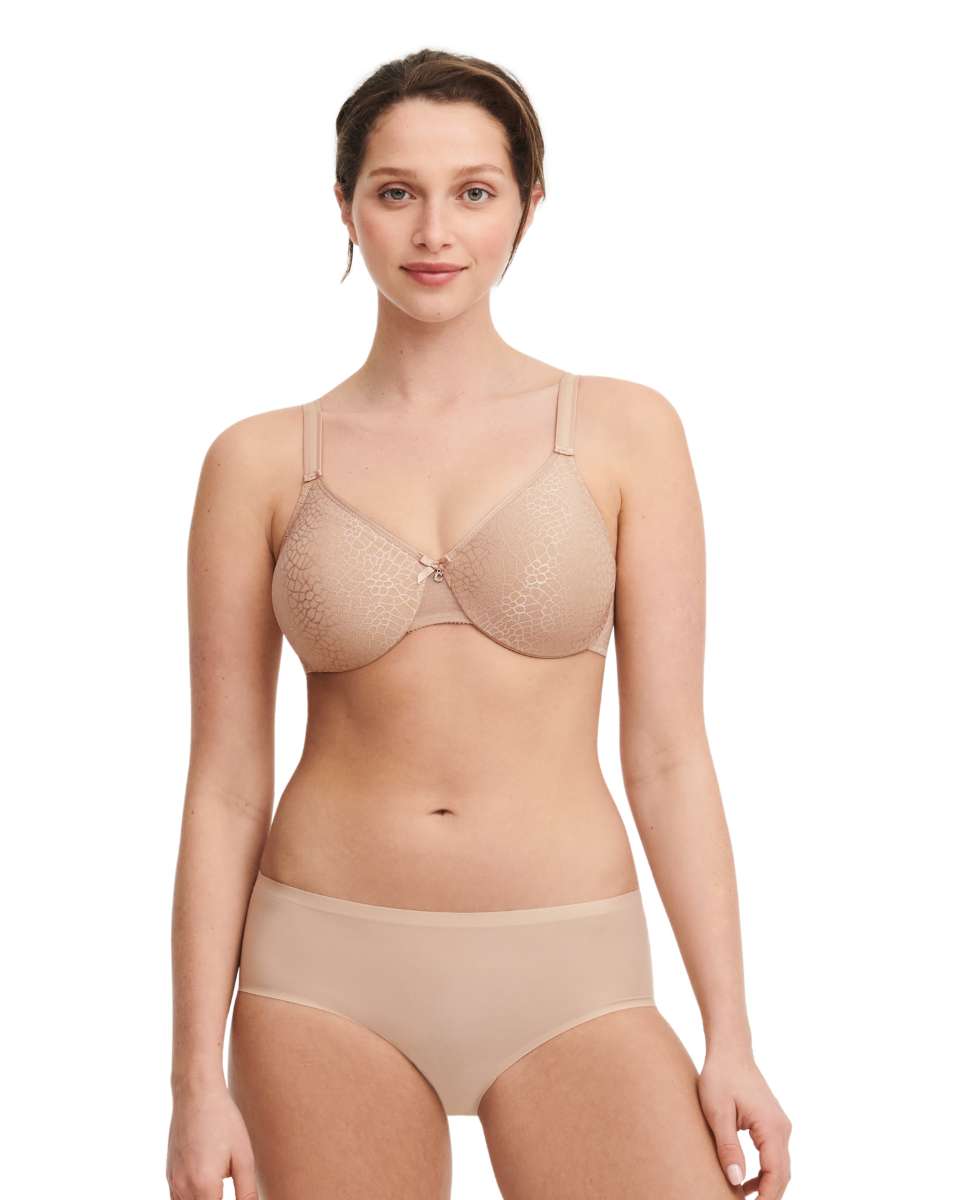 Sujetador reductor C Magnifique malla jacquard - Chantelle - Nude Nude-3