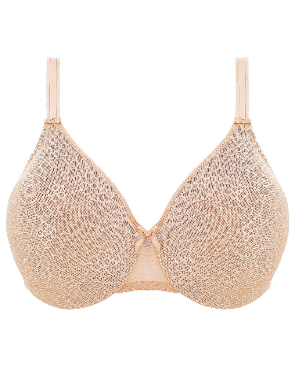 Sujetador reductor C Magnifique malla jacquard - Chantelle - Nude Nude-4