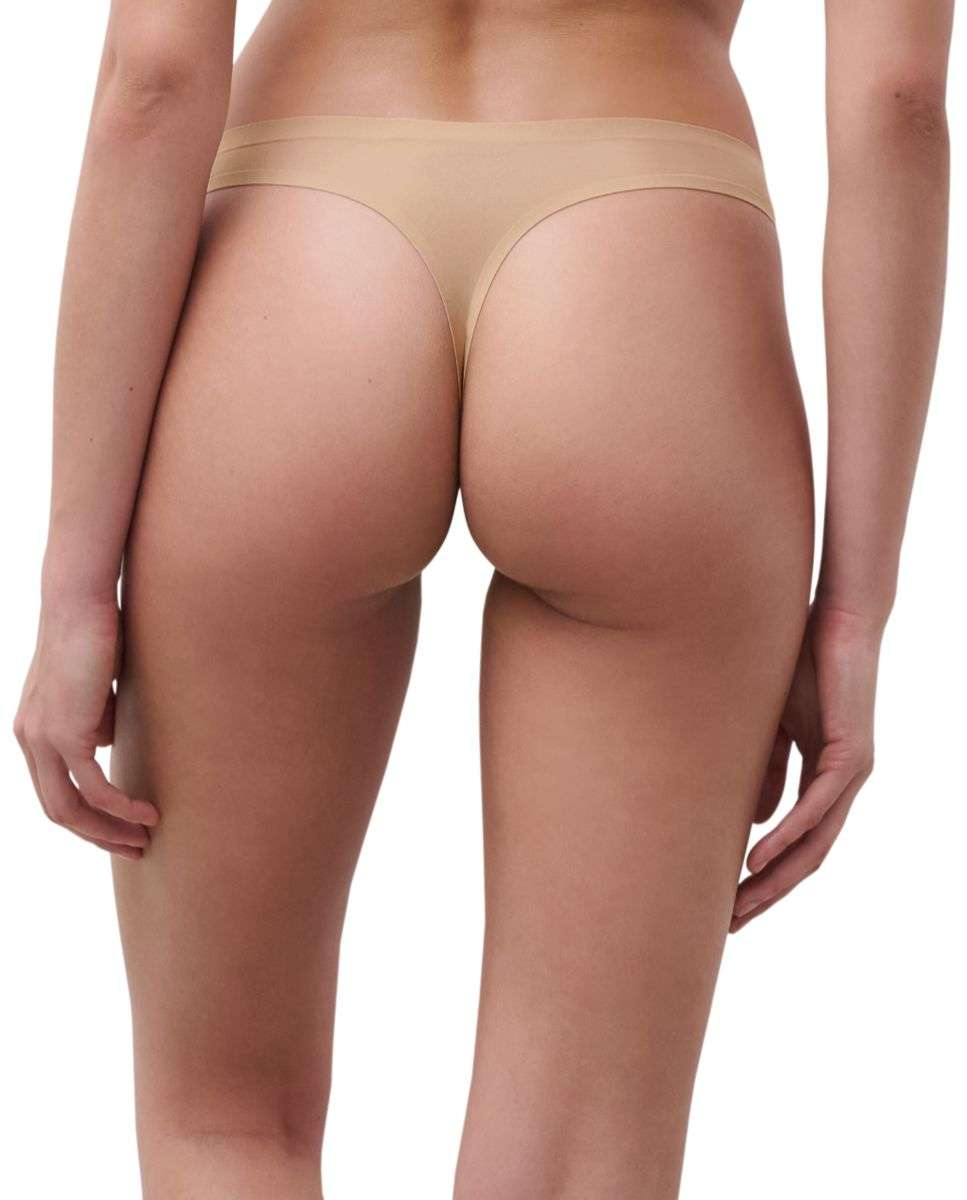 Tanga de mujer efecto segunda piel sin costuras línea softstretch - Chantelle - Nude Nude-2