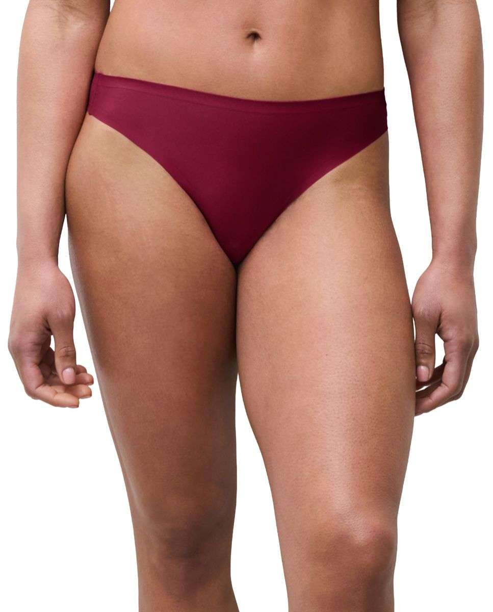 Tanga de mujer efecto segunda piel sin costuras línea softstretch - Chantelle - Rojo Rojo-1