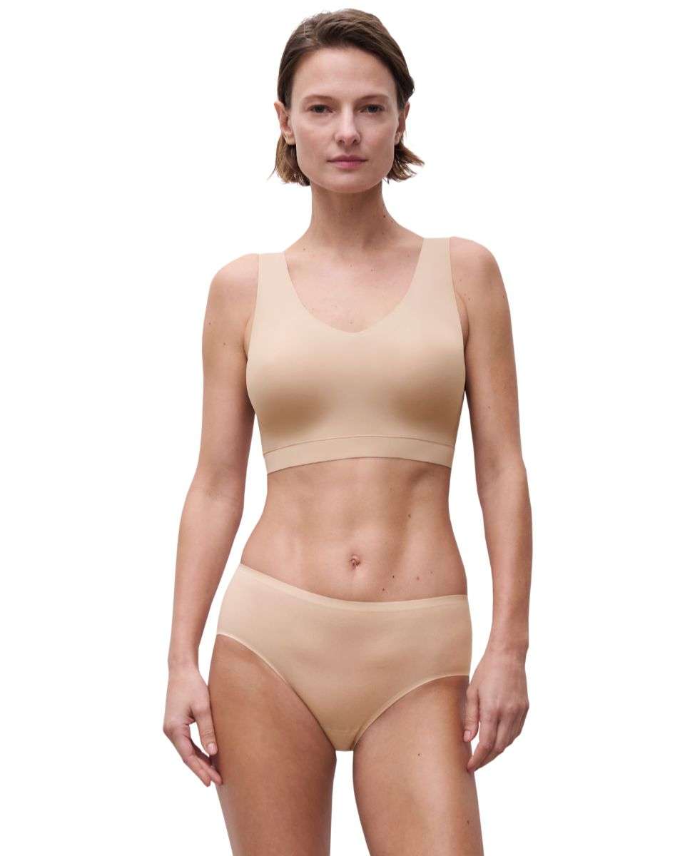 Sujetador sin aros de mujer con relleno efecto segunda piel softstretch - Chantelle - Nude Nude-3