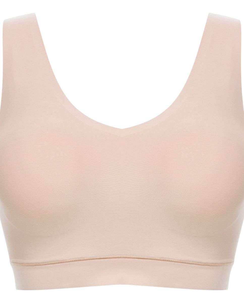 Sujetador sin aros de mujer con relleno efecto segunda piel softstretch - Chantelle - Nude Nude-4