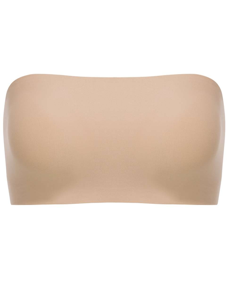 Imagen 4 de Sujetador bandeau de mujer sin tirantes con relleno efecto segunda piel softstretch - Chantelle - Nude Nude