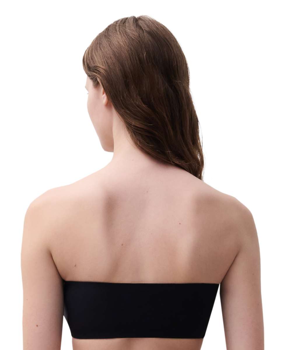 Imagen 2 de Sujetador bandeau de mujer sin tirantes con relleno efecto segunda piel softstretch - Chantelle - Negro Negro