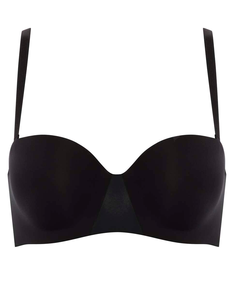 Sujetador bandeau de mujer con relleno línea essentiall - Chantelle - Negro Negro-4
