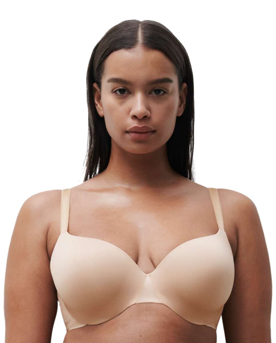 Sujetador con aro de mujer con relleno, de capacidad línea essentiall - Chantelle - Beige Beige-1