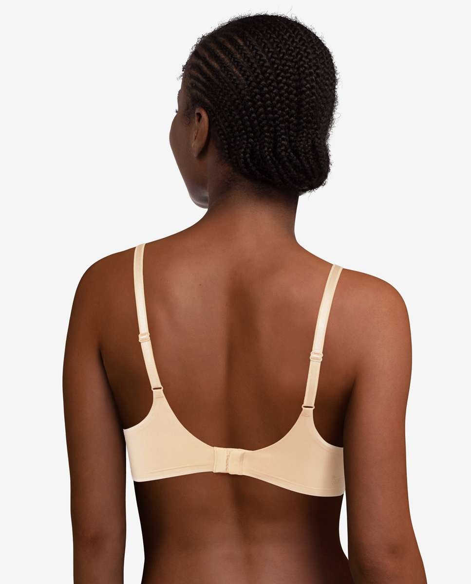 Sujetador sin aros de mujer de corte triángulo con relleno línea essentiall - Chantelle - Beige Beige-2