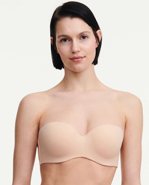 Imagen 0 de Sujetador bandeau sin tirantes, con relleno y encaje línea Norah