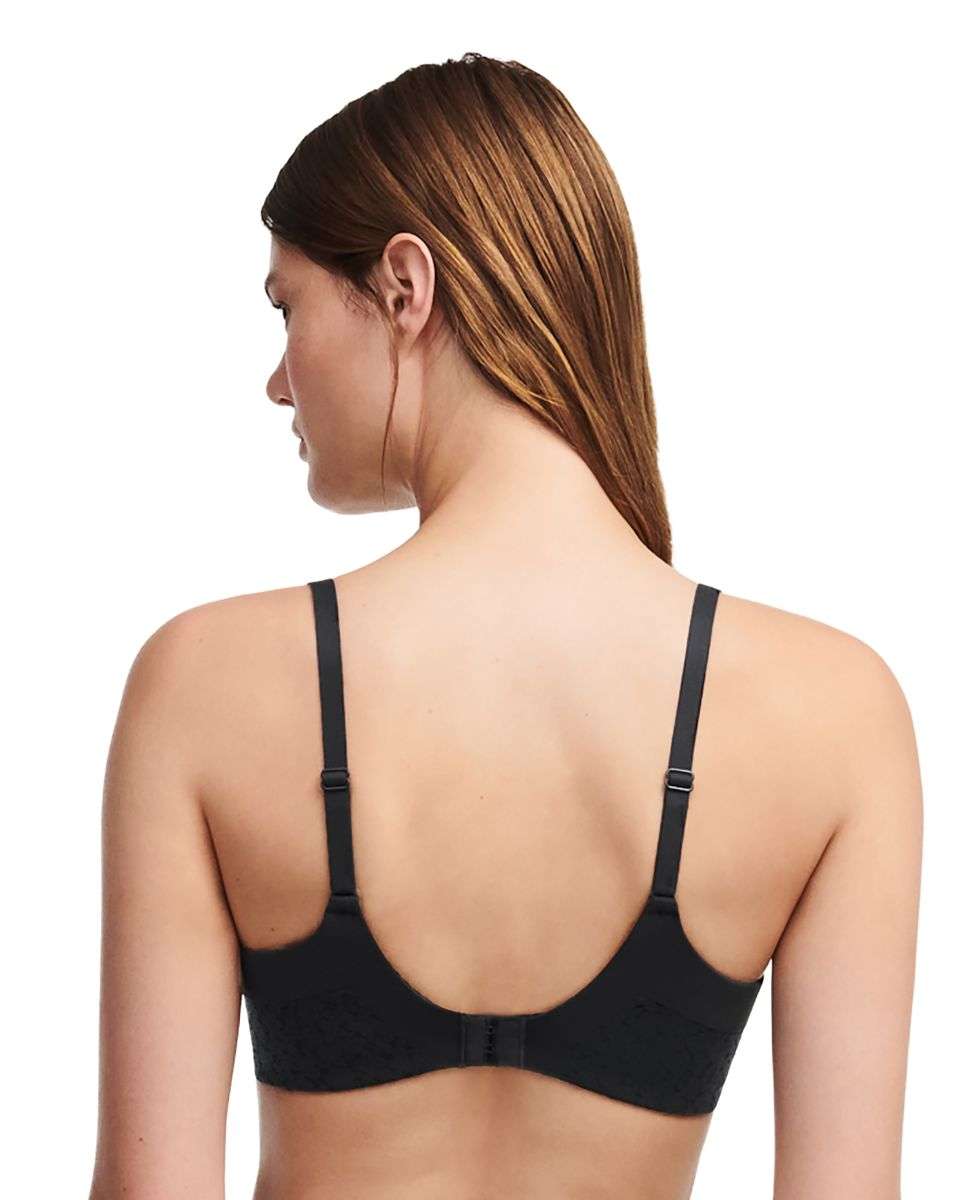 Sujetador con aros de mujer cubriente con relleno en encaje floral de la línea norah - Chantelle - Negro Negro-2