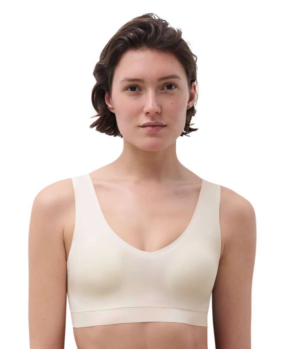 Sujetador sin aros de mujer con relleno efecto segunda piel softstretch - Chantelle - Crudo Crudo-1