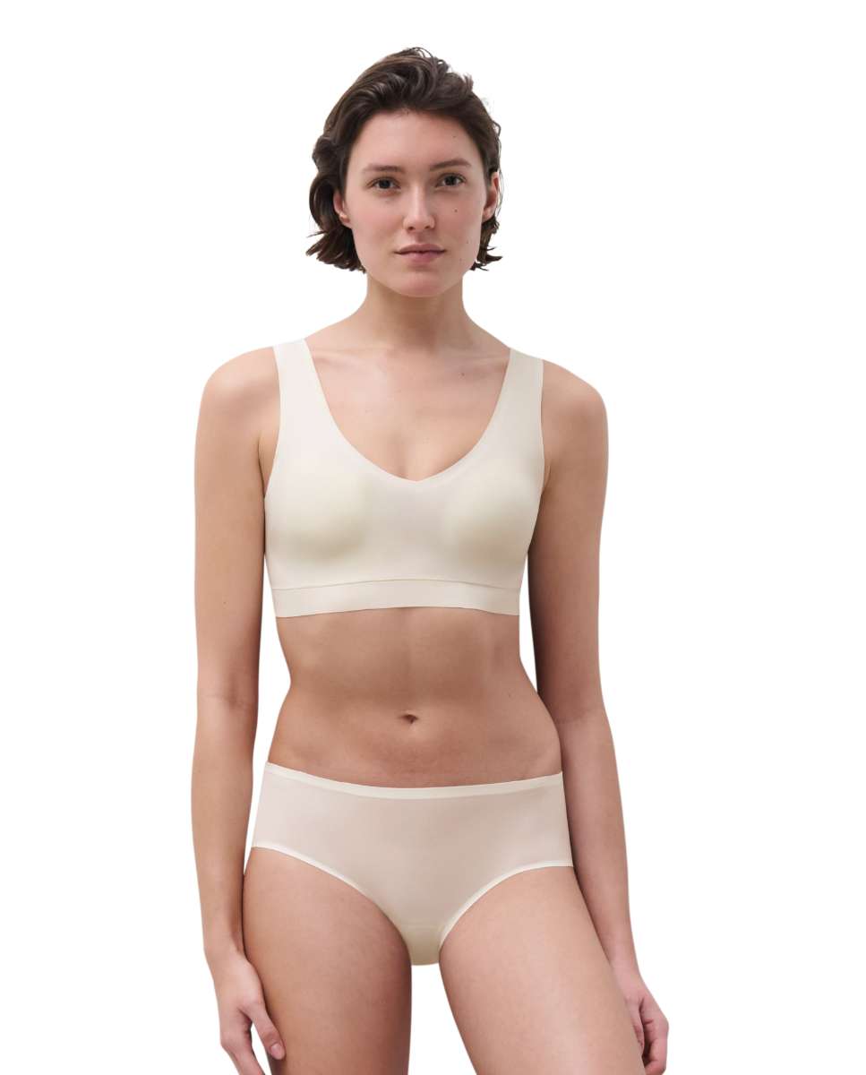 Sujetador sin aros de mujer con relleno efecto segunda piel softstretch - Chantelle - Crudo Crudo-3