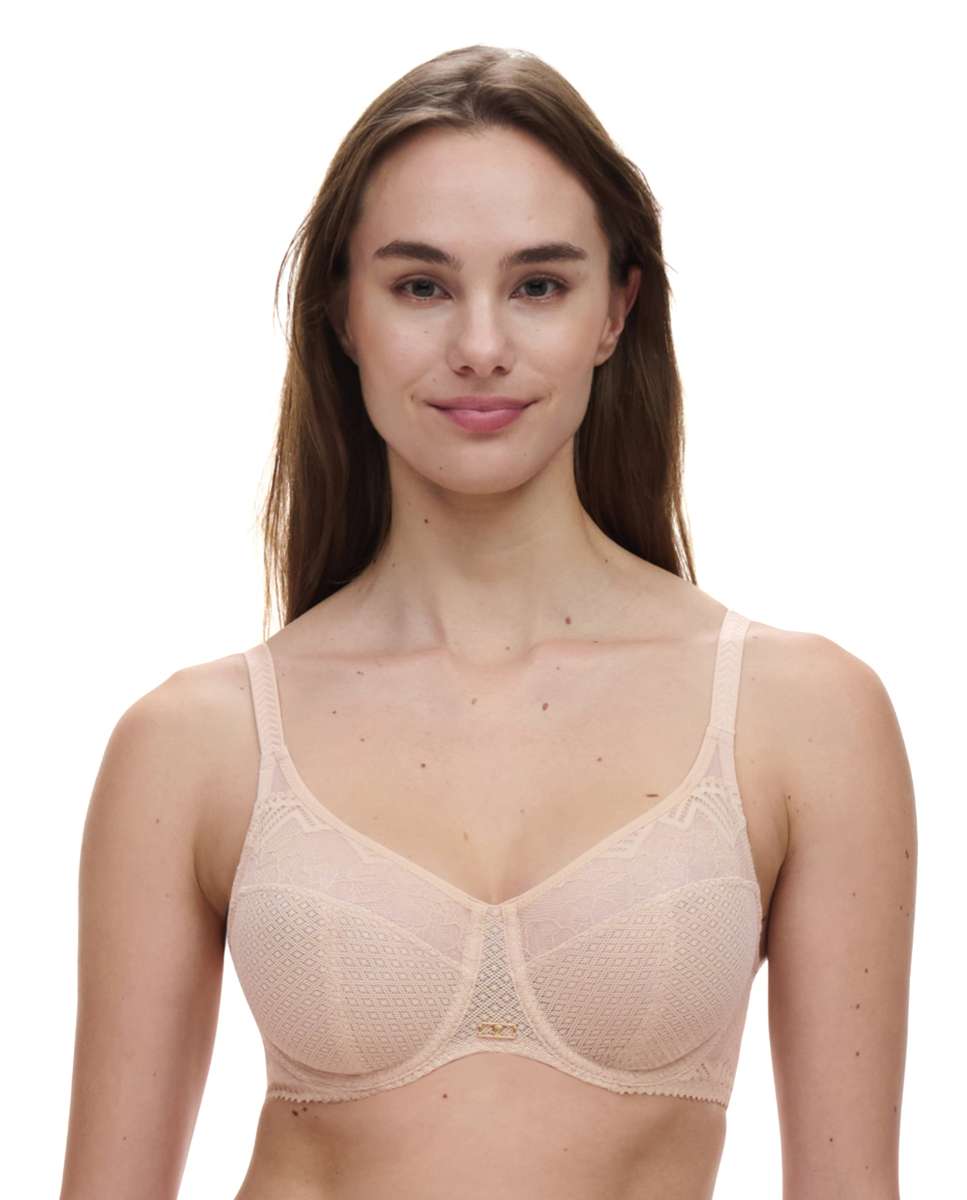 Sujetador con aros de mujer de capacidad y encaje línea origins - Chantelle - Beige Beige-1