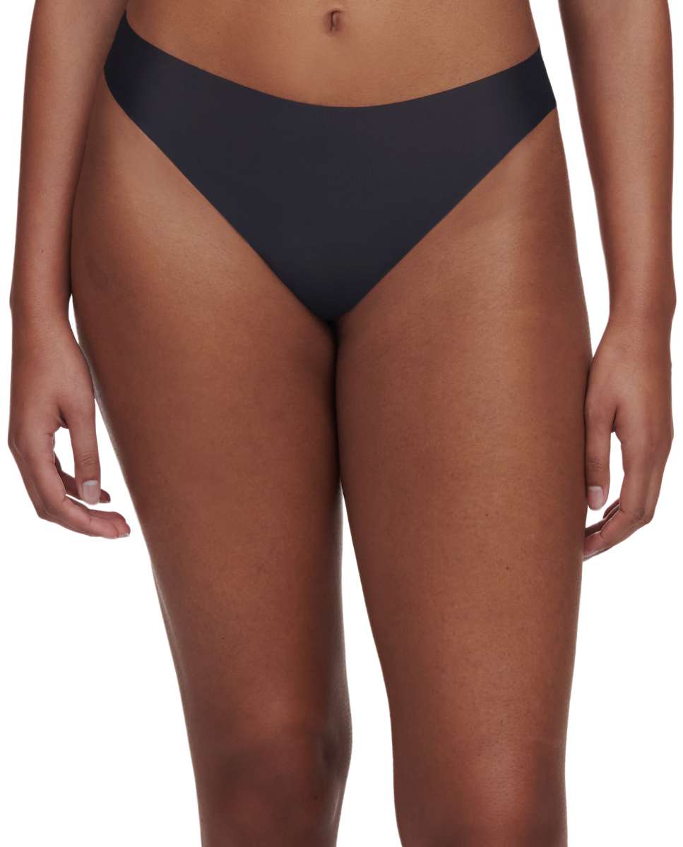 Tanga de mujer ultrafino de corte láser sin costuras de la línea pulpies - Chantelle - Negro Negro-1