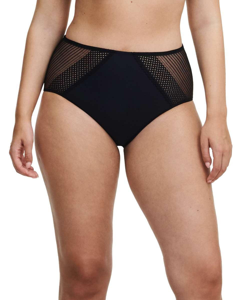 Braga de mujer alta con encaje línea play - Chantelle - Negro Negro-1