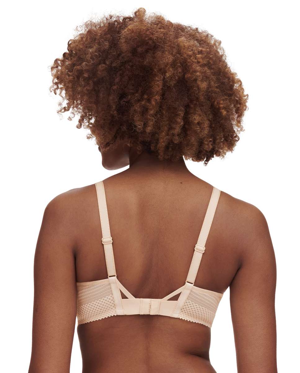 Sujetador con aro de mujer con relleno y encaje, línea play - Chantelle - Beige Beige-2