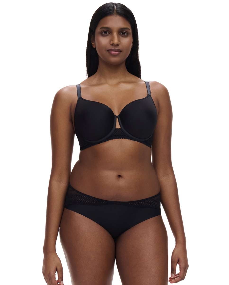 Sujetador con aro de mujer con relleno y encaje, línea play - Chantelle - Negro Negro-3