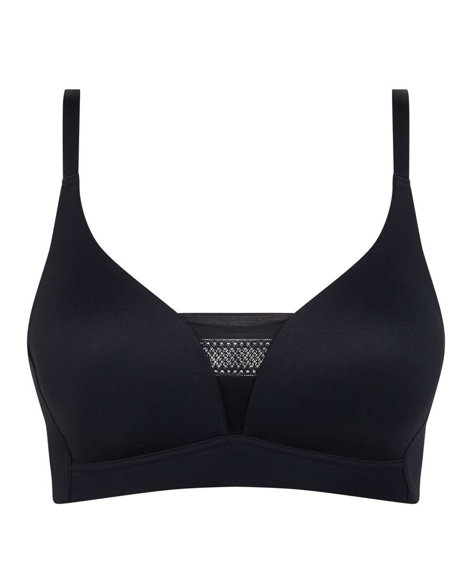 Sujetador sin aros de mujer con relleno efecto invisible línea easy bliss - Chantelle - Negro Negro-4