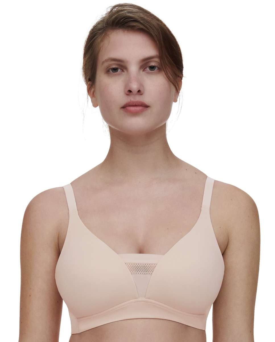Imagen 0 de Sujetador sin aros de mujer con relleno efecto invisible línea easy bliss Beige