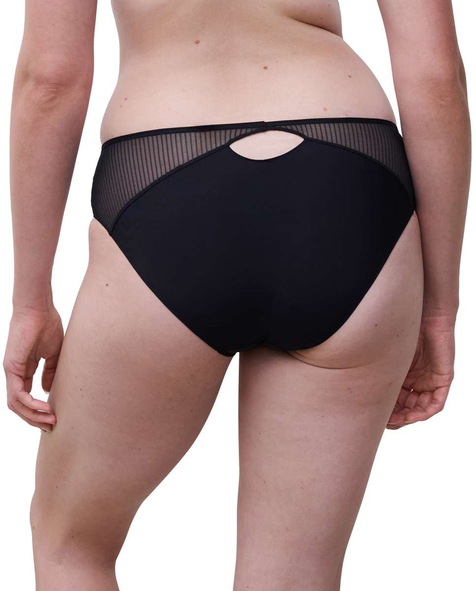 Braga de mujer clásica con encaje floral y transparencias línea legend - Chantelle - Negro Negro-2