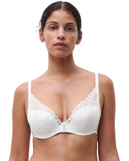 Imagen 0 de Sujetador con relleno y efecto realce con encaje floral y transparencias línea Legend