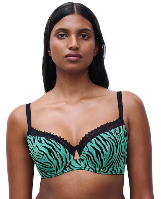Imagen 0 de Sujetador con aros de capacidad estampado animal print de la línea Pulse