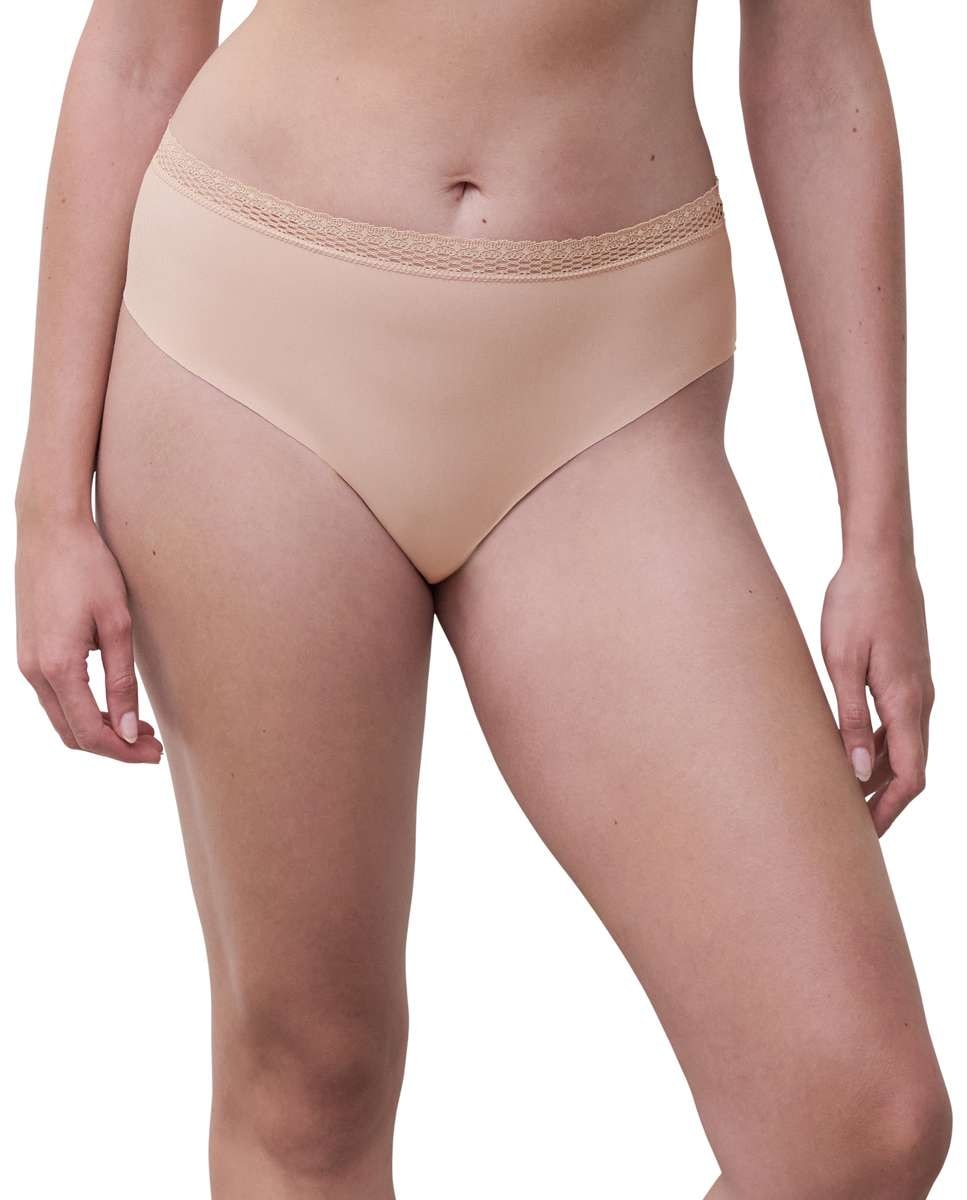 Braga de mujer clásica con cintura de encaje línea cozy chic - Chantelle - Nude Nude-1