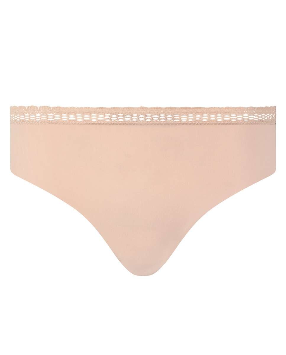 Braga de mujer clásica con cintura de encaje línea cozy chic - Chantelle - Nude Nude-3