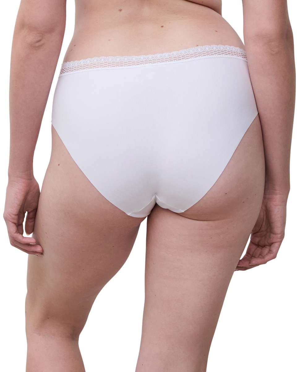 Braga de mujer clásica con cintura de encaje línea cozy chic - Chantelle - Blanco Blanco-2