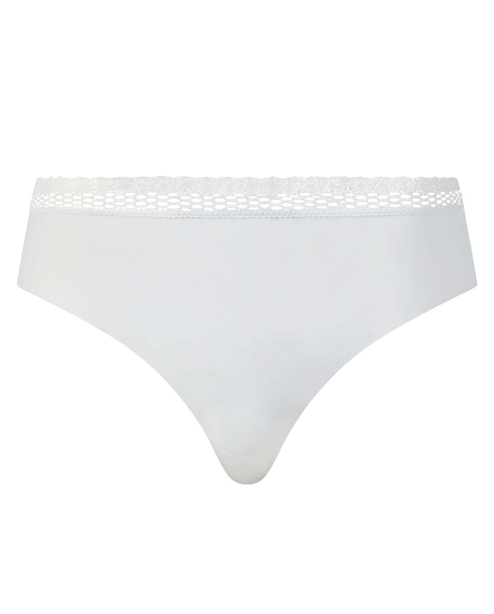 Braga de mujer clásica con cintura de encaje línea cozy chic - Chantelle - Blanco Blanco-3