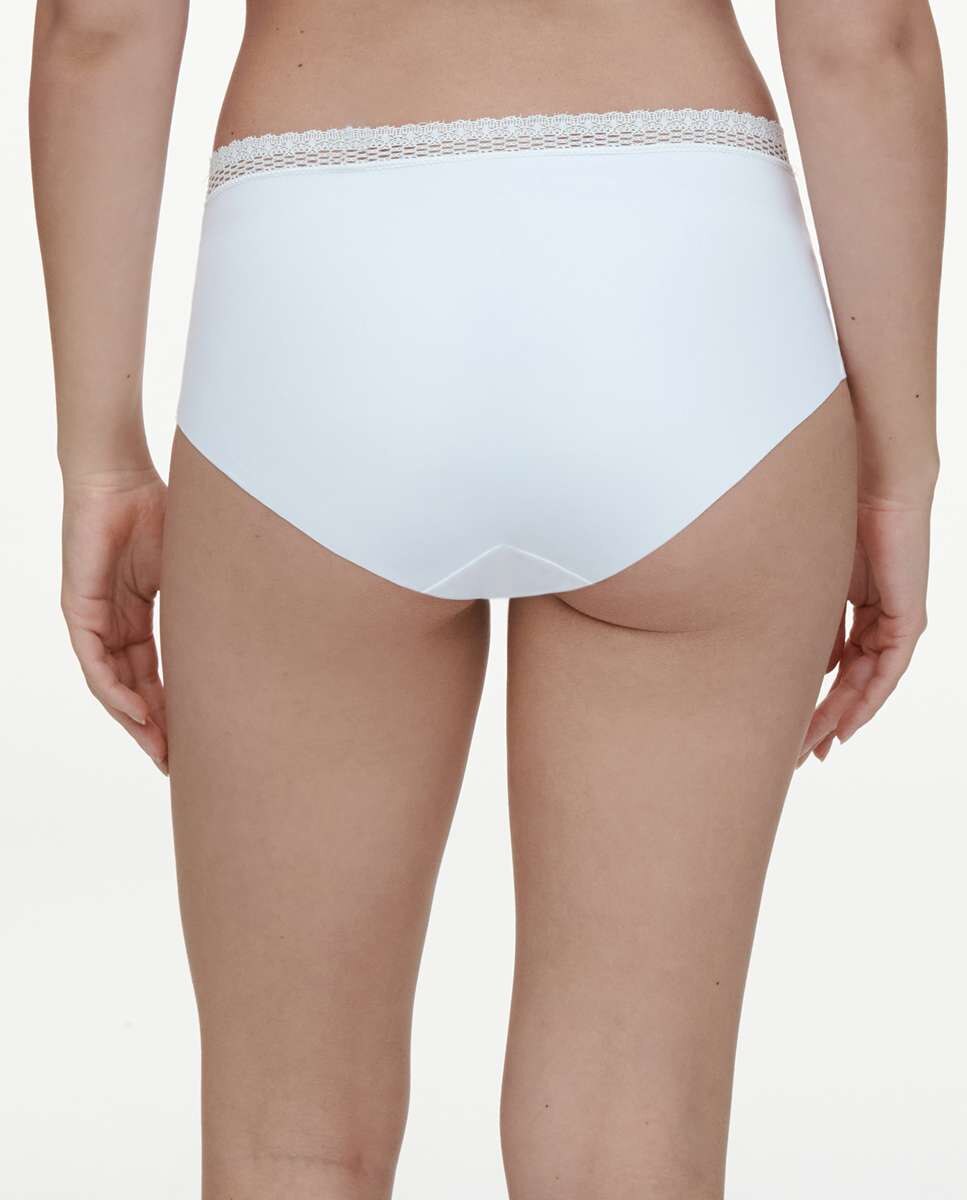 Braga de mujer alta con cintura de encaje línea cozy chic - Chantelle - Blanco Blanco-2