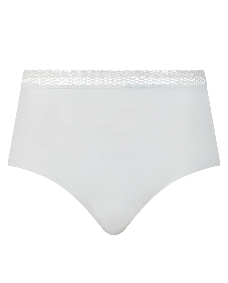 Braga de mujer alta con cintura de encaje línea cozy chic - Chantelle - Blanco Blanco-4