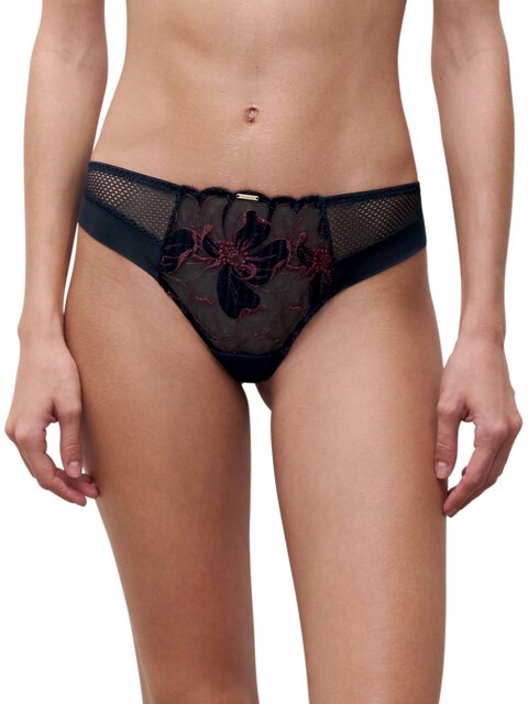 Imagen 0 de Tanga con encaje floral línea Fleurs Signature