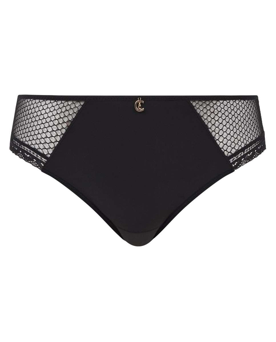 Braga de mujer con malla de nido de abeja de la línea romance - Chantelle - Negro Negro-3