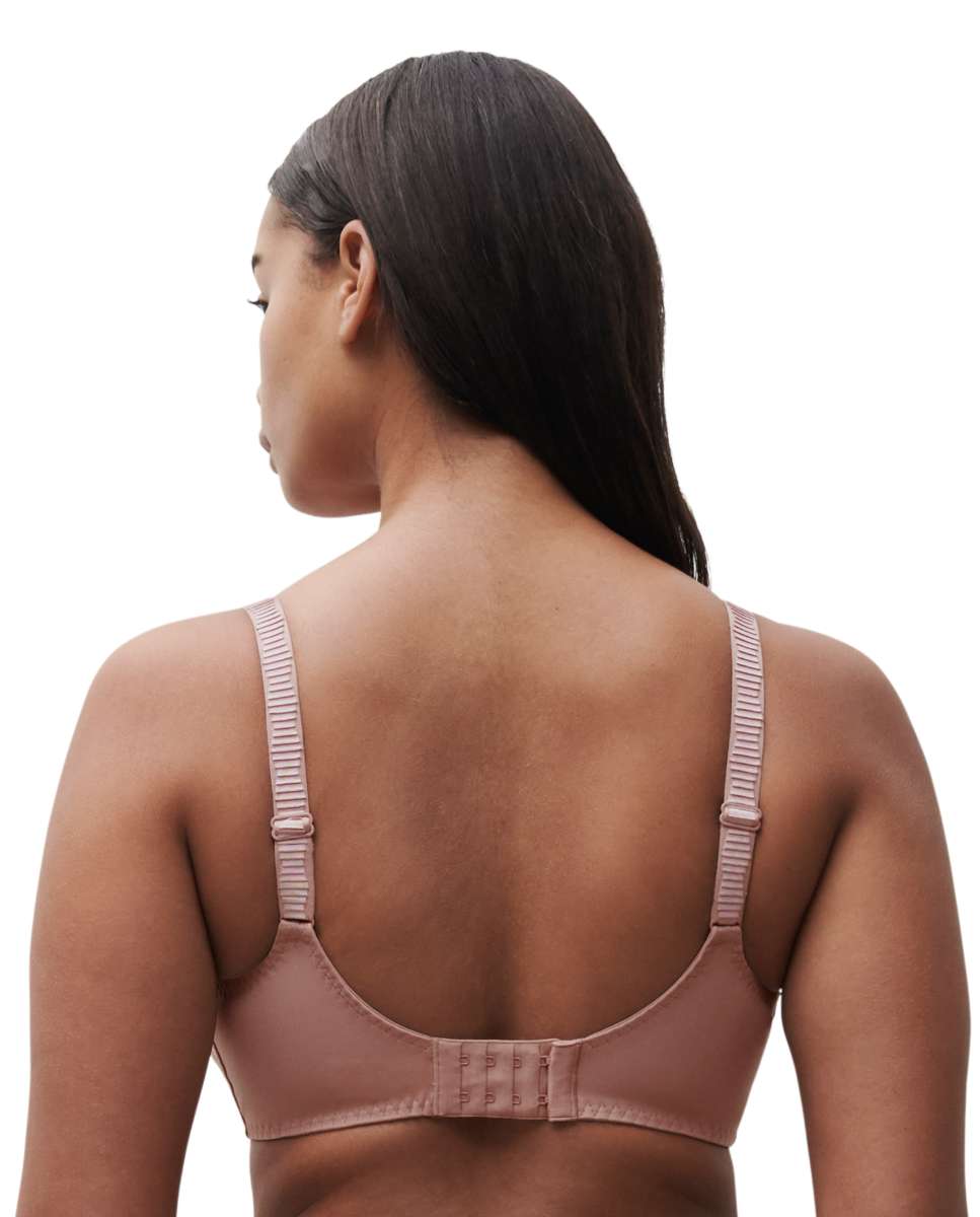 Sujetador sin aros de mujer con encaje floral de la línea sublime - Chantelle - Rosa pastel Rosa pastel-2