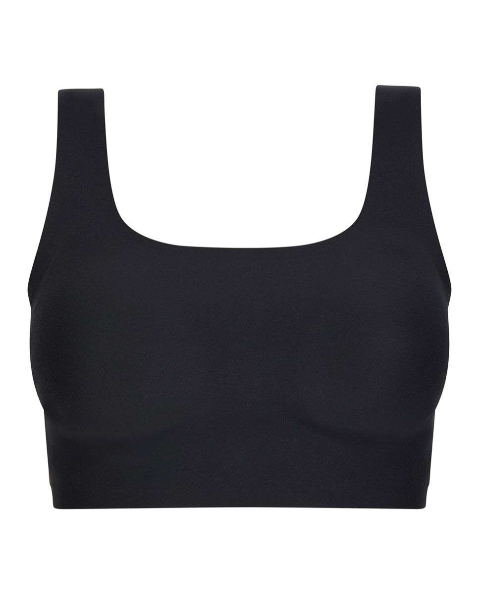 Sujetador sin aros de mujer de escote redondo y alta sujeción de la línea soft stretch power - Chantelle - Negro Negro-5