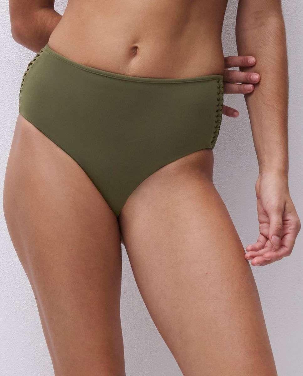 Braga de bikini alta con tejido italiano de alta gama de la línea serenita