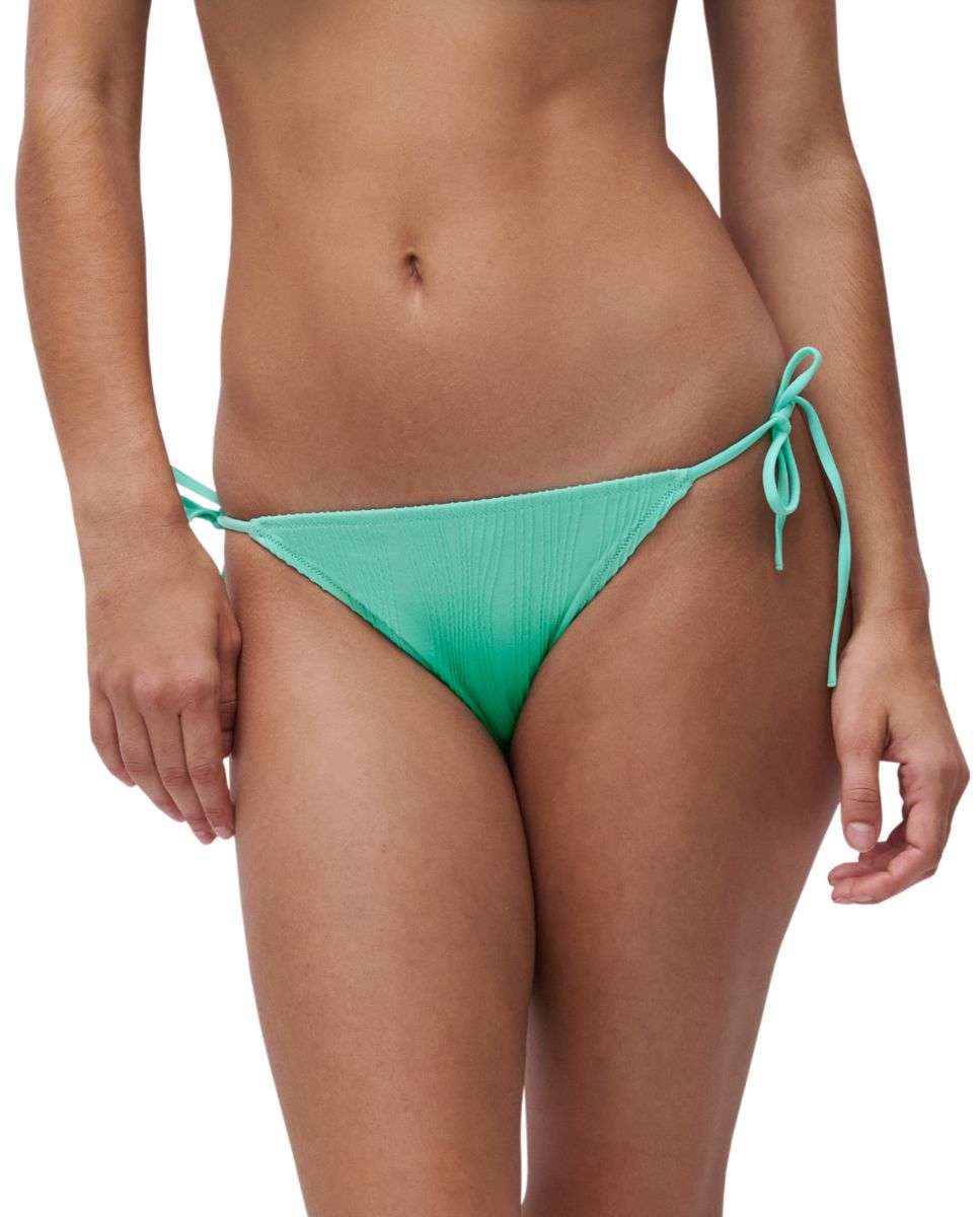 Imagen 0 de Braga de bikini con lazos anudados de talla única con tejido ultra elástico de la línea swim one size Turquesa
