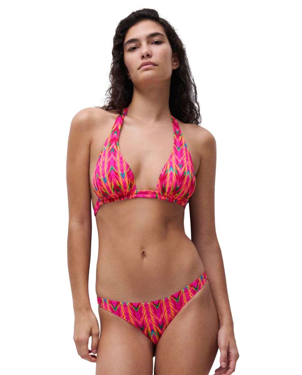 Top de bikini sin aros triángulo de tejido spacer de la línea chantelle pulp easy pop - Multicolor Multicolor-3