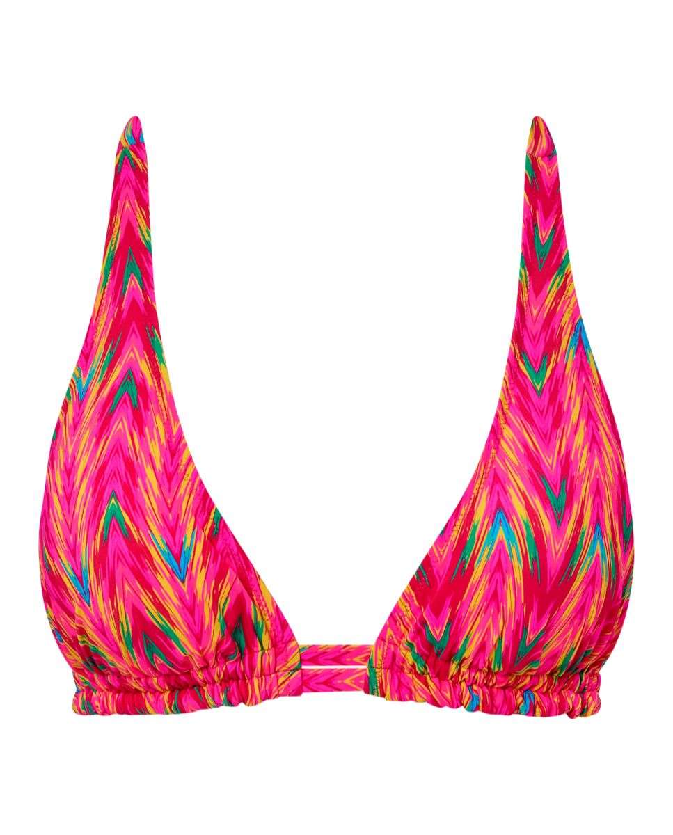 Top de bikini sin aros triángulo de tejido spacer de la línea chantelle pulp easy pop - Multicolor Multicolor-4