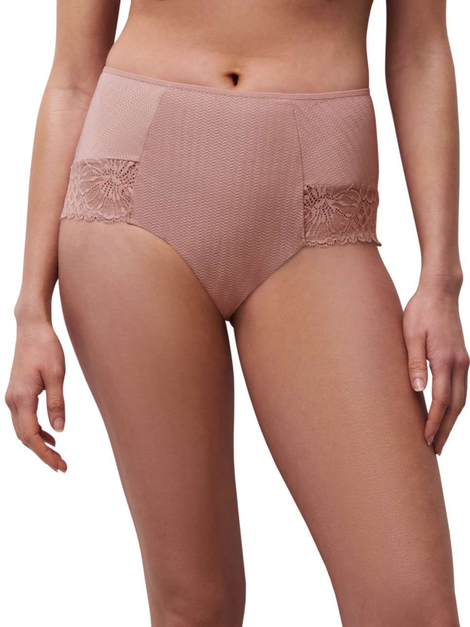 Chantelle - Braguita alta con encaje floral de la línea Sublime.
