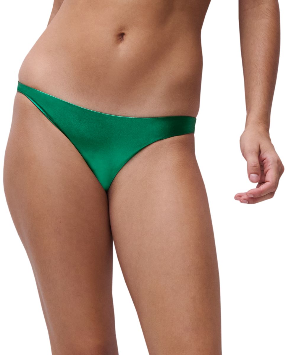 Imagen 0 de Braga de bikini de cobertura media con tejido con efecto metálico de la línea chantelle pulp metallic Rosa