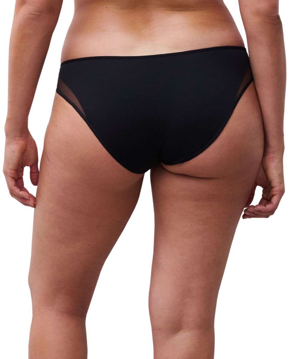 Braguita de sujeción con superposiciones ultraplanas línea halo - Chantelle - Negro Negro-2