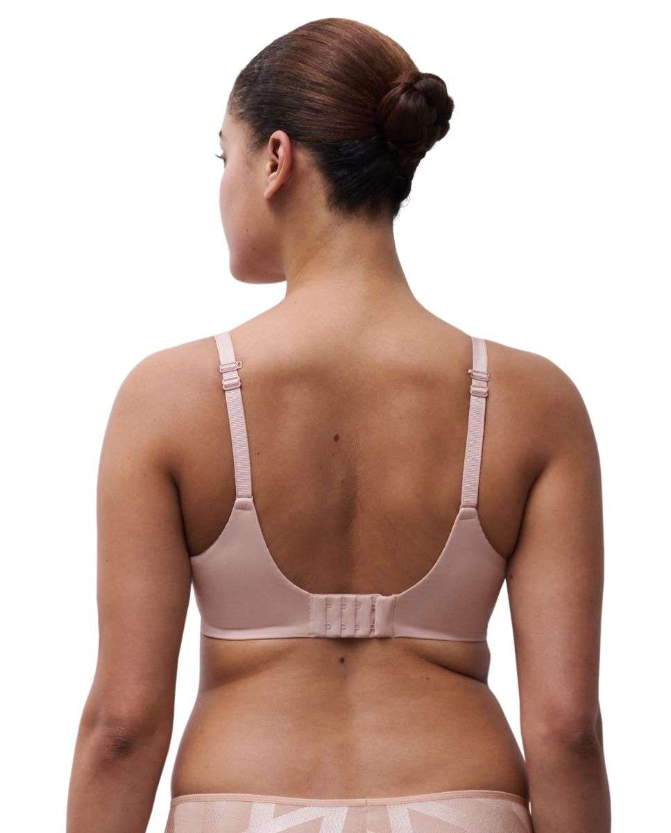 Sujetador con aro de mujer cubriente con relleno línea glaze - Chantelle - Nude Nude-2