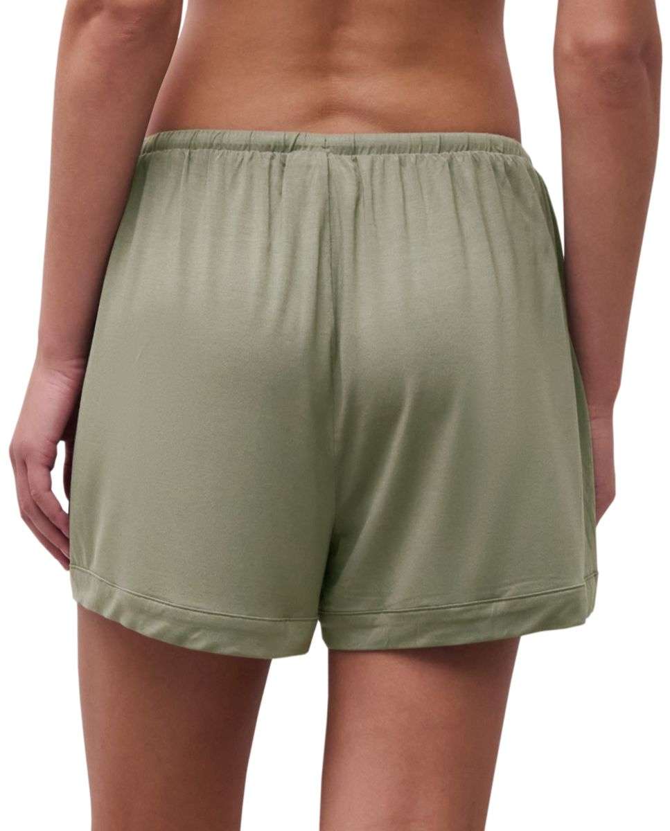 Pantalón de pijama de mujer corto con tejido de modal ultrasuave línea joe - Chantelle - Kaki Kaki-2