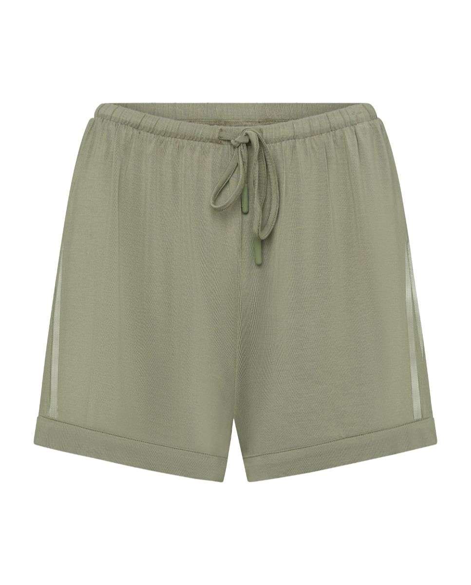 Pantalón de pijama de mujer corto con tejido de modal ultrasuave línea joe - Chantelle - Kaki Kaki-4