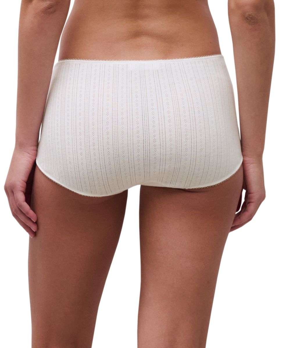 Pantalón de pijama corto de "pointelle" línea lovie - Chantelle - Crudo Crudo-3